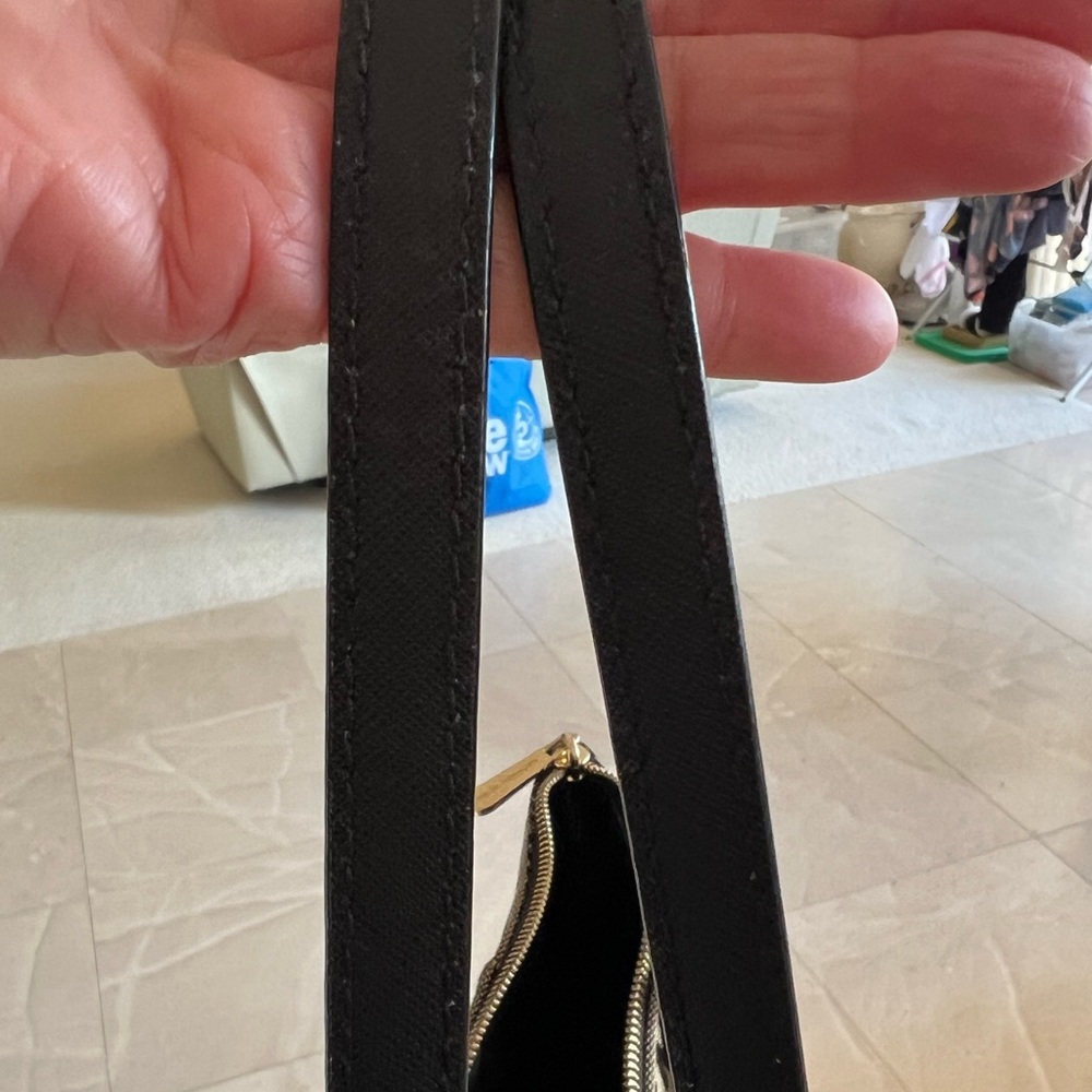 Michael Kors Signature Monogram Black and Tan Tote - Picture 10 of 13